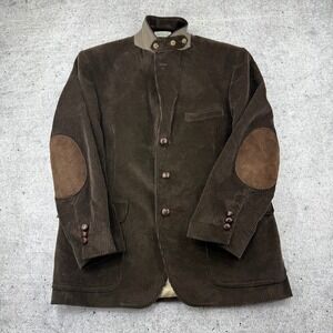 Vintage Orvis Brown Corduroy Elbow Patch Shooting Hunting Blazer Sport Coat 42S
